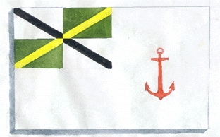 Official naval ensign of the City of Monterey